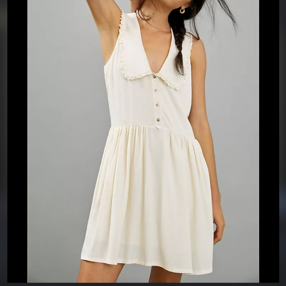 Ec! Maeve Collared Mini Dress. Sz. Small